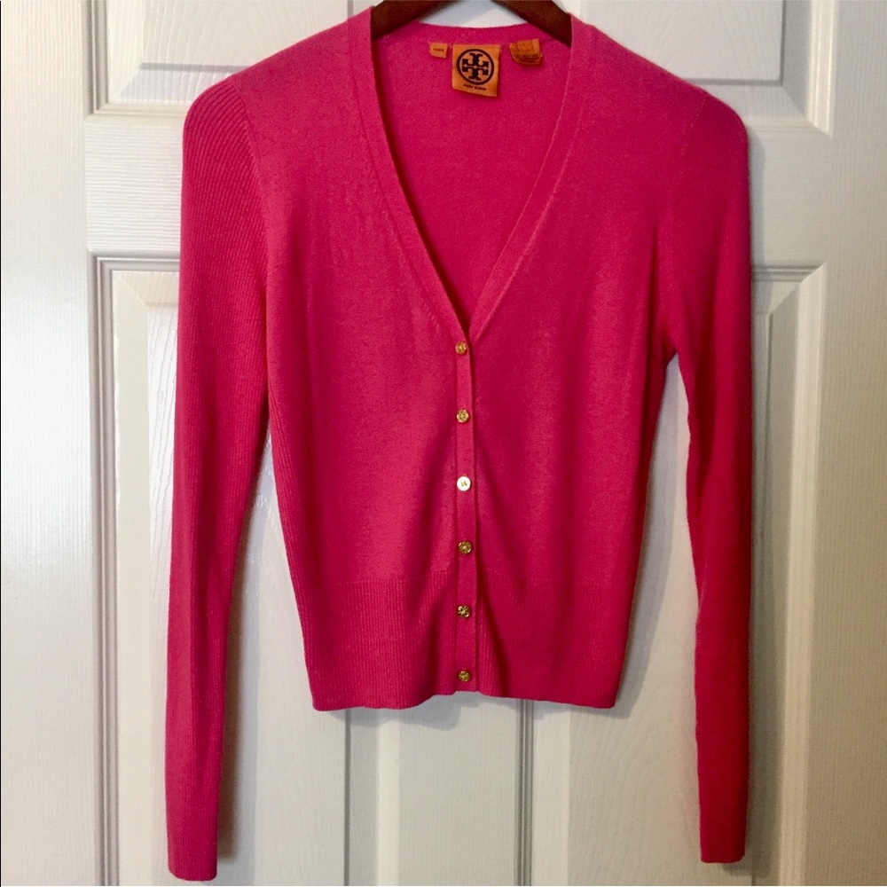 Tory Burch pink sweater